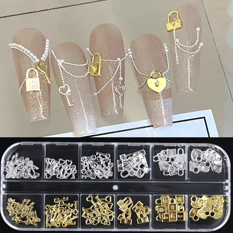 Gold Foil Flakes - 12 grades ouro prata metal bloqueio