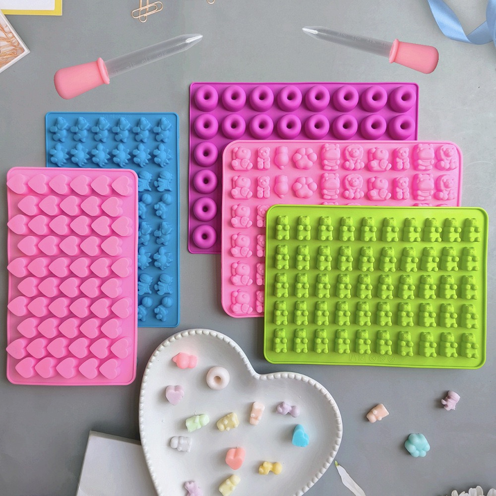 Silicone Mold Tray - Conjunto de 7 Formas de Silicone