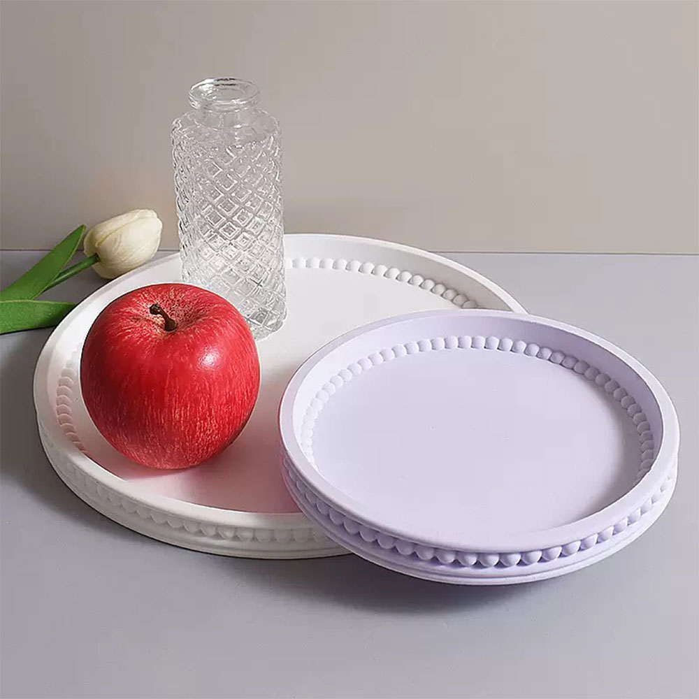 Coaster Mold Round - Bandeja de armazenamento redonda molde de