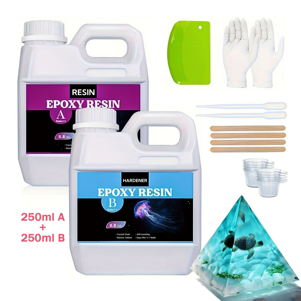 Resin Jewelry Kit - Kit de resina de fundição transparente