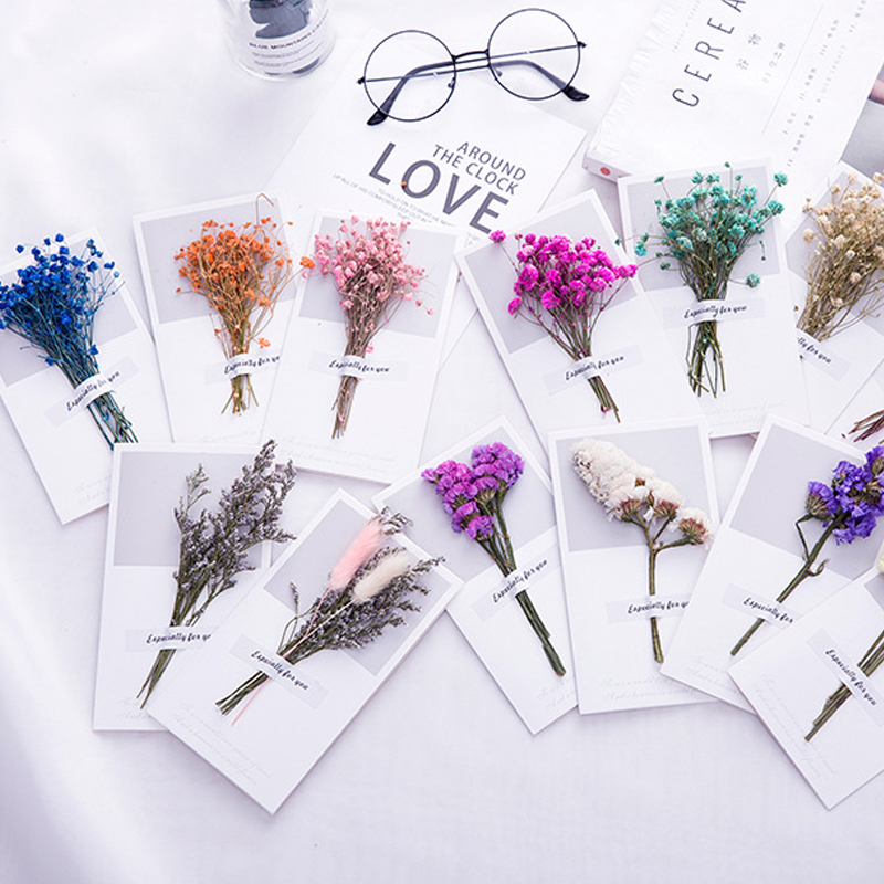 Dried Flower Bulk - Cartões para convites de casamento, Gypsophila,