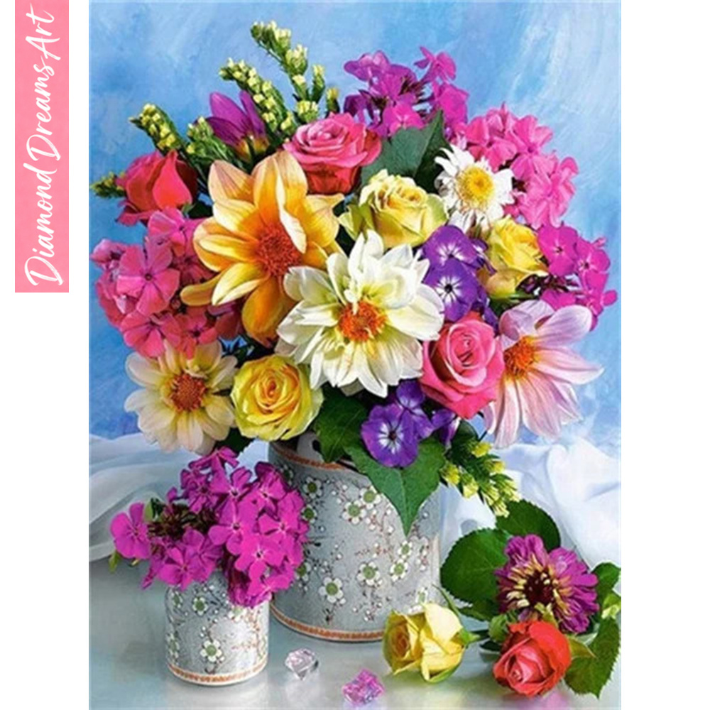 Resin Craft Kit - Mosaico de Diamantes Completo: Flor em