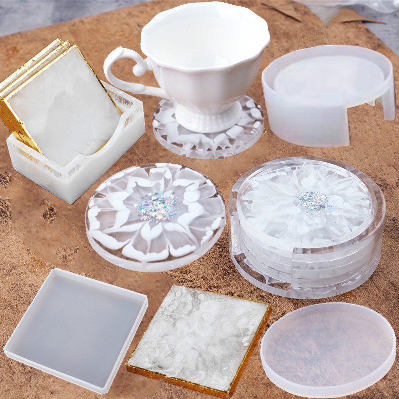Serving Tray Mold - SNASAN Molde de Silicone para Porta-Copos