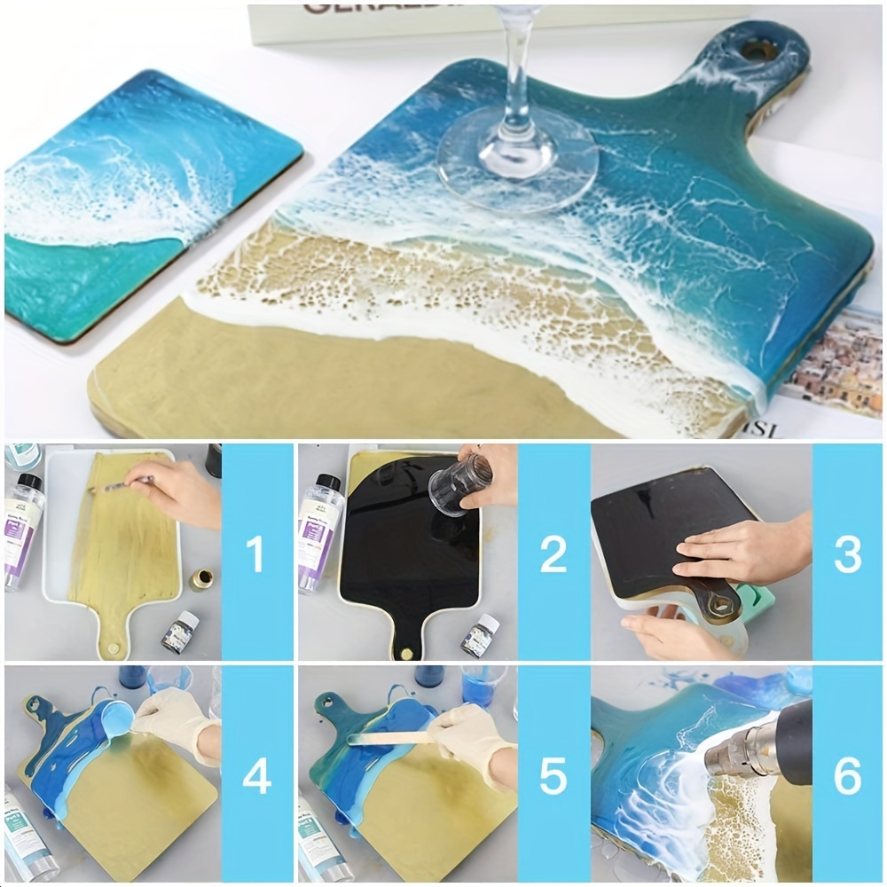 Geode Mold Silicone - Molde de Silicone para Resina Epóxi,