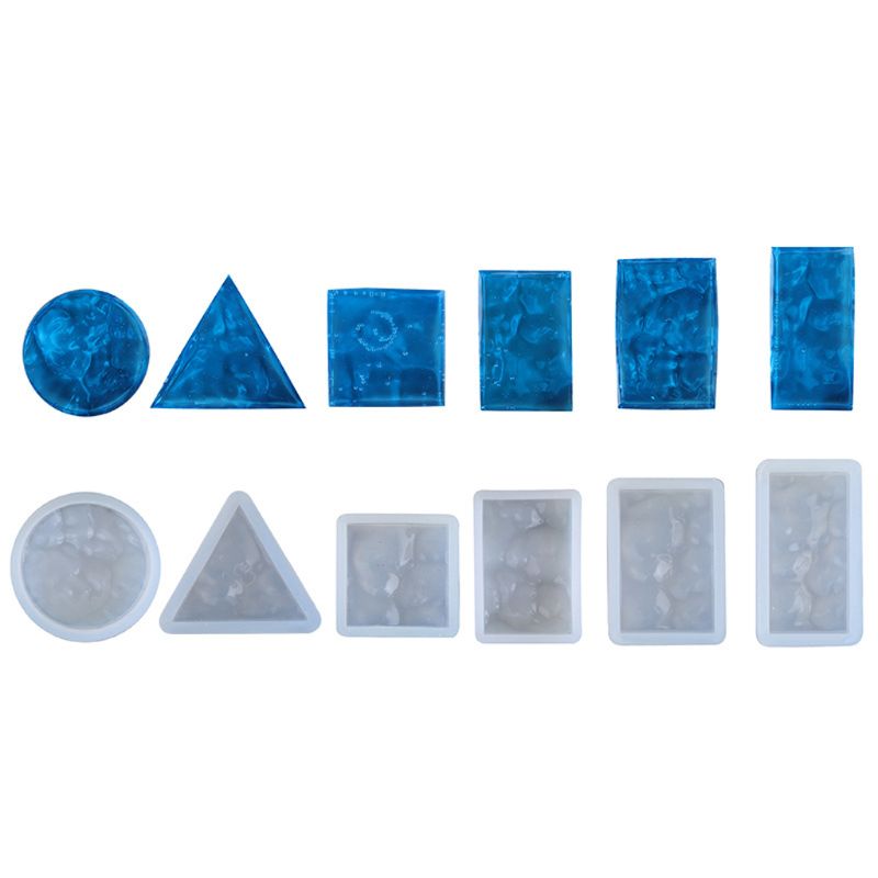 Resin Ocean Wave Mold - Kit de 4 Moldes de Silicone