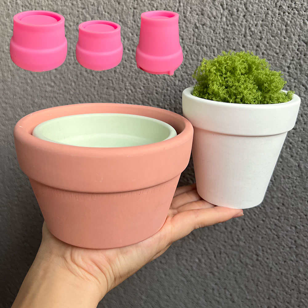Coaster Mold Round - Molde de silicone para vaso de