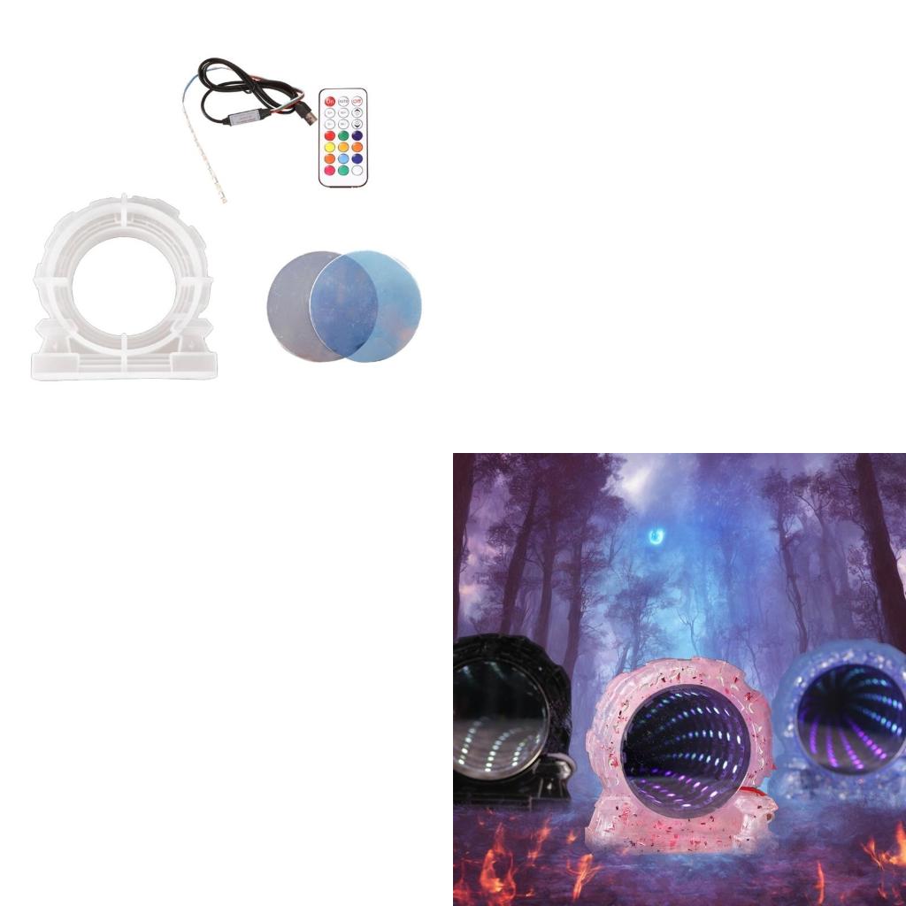 Resin Craft Genshin - Molde fundição silicone espelho abissal para