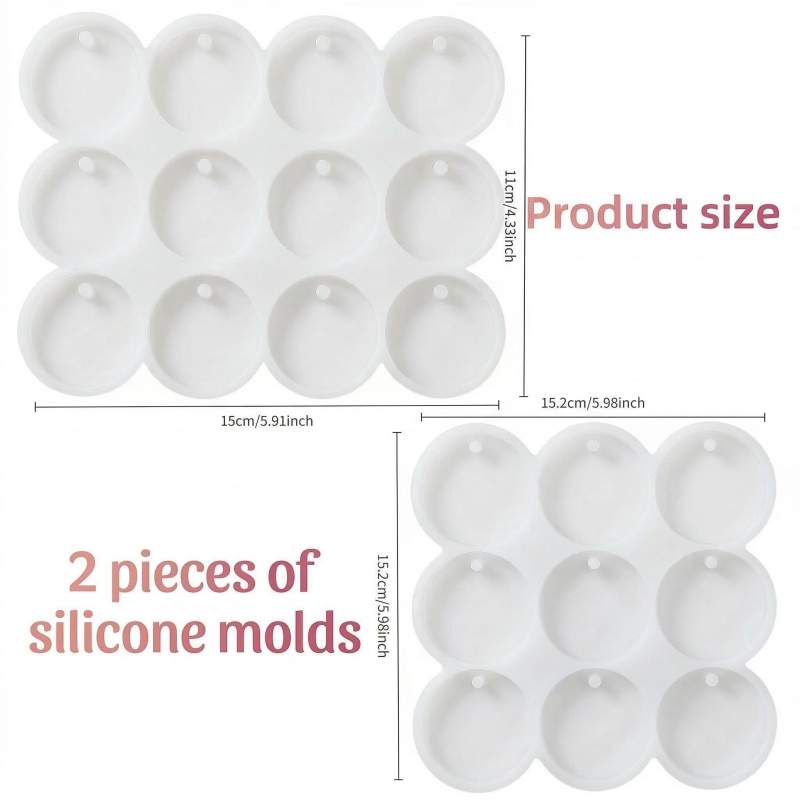 2 moldes de resina para chavei - Serving Tray Mold avaliação e preço