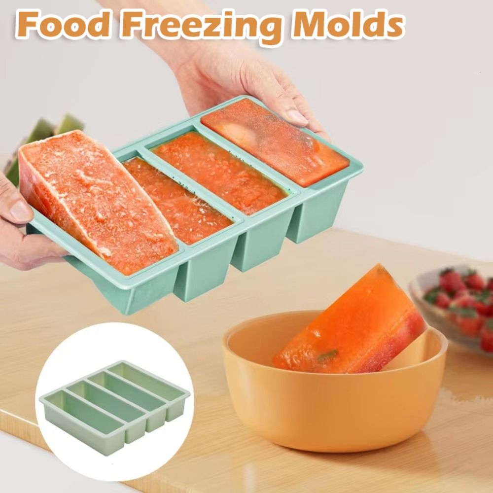 Novo 4 grades de armazenamento - Serving Tray Mold avaliação e preço