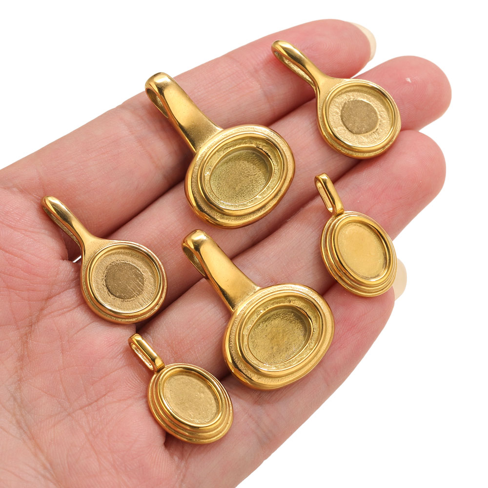5 pçs de aço inoxidável redond - Resin Craft Supplies avaliação e preço
