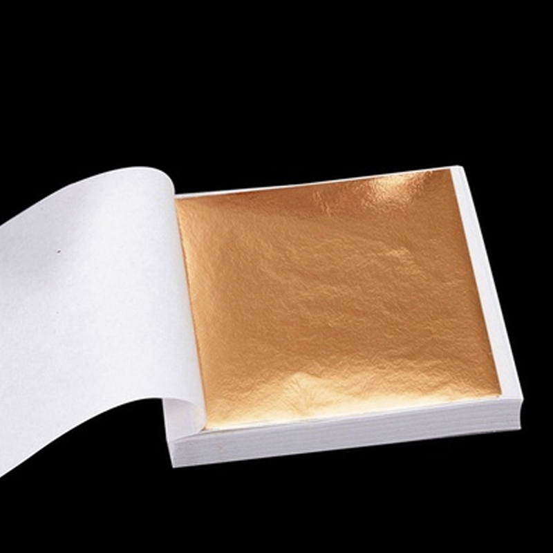 100 pçs arte artesanato design - Gold Foil Flakes avaliação e preço