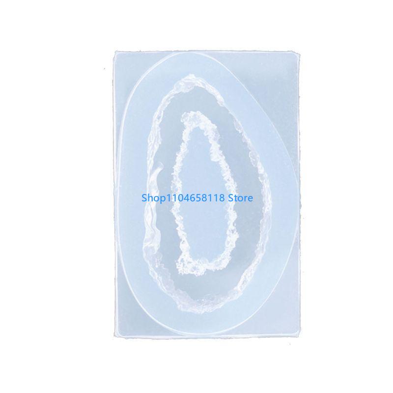 Arte criativa artesanato resin - Geode Mold Silicone avaliação e preço
