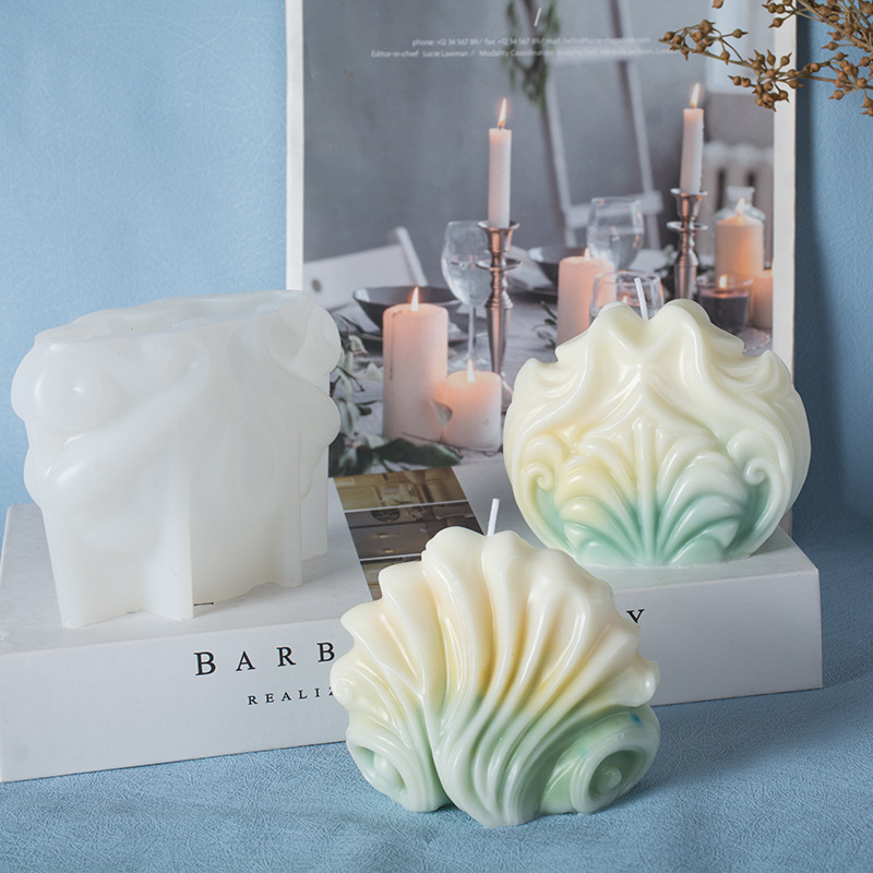 Molde de vela de concha de oce - Resin Ocean Wave Mold avaliação e preço