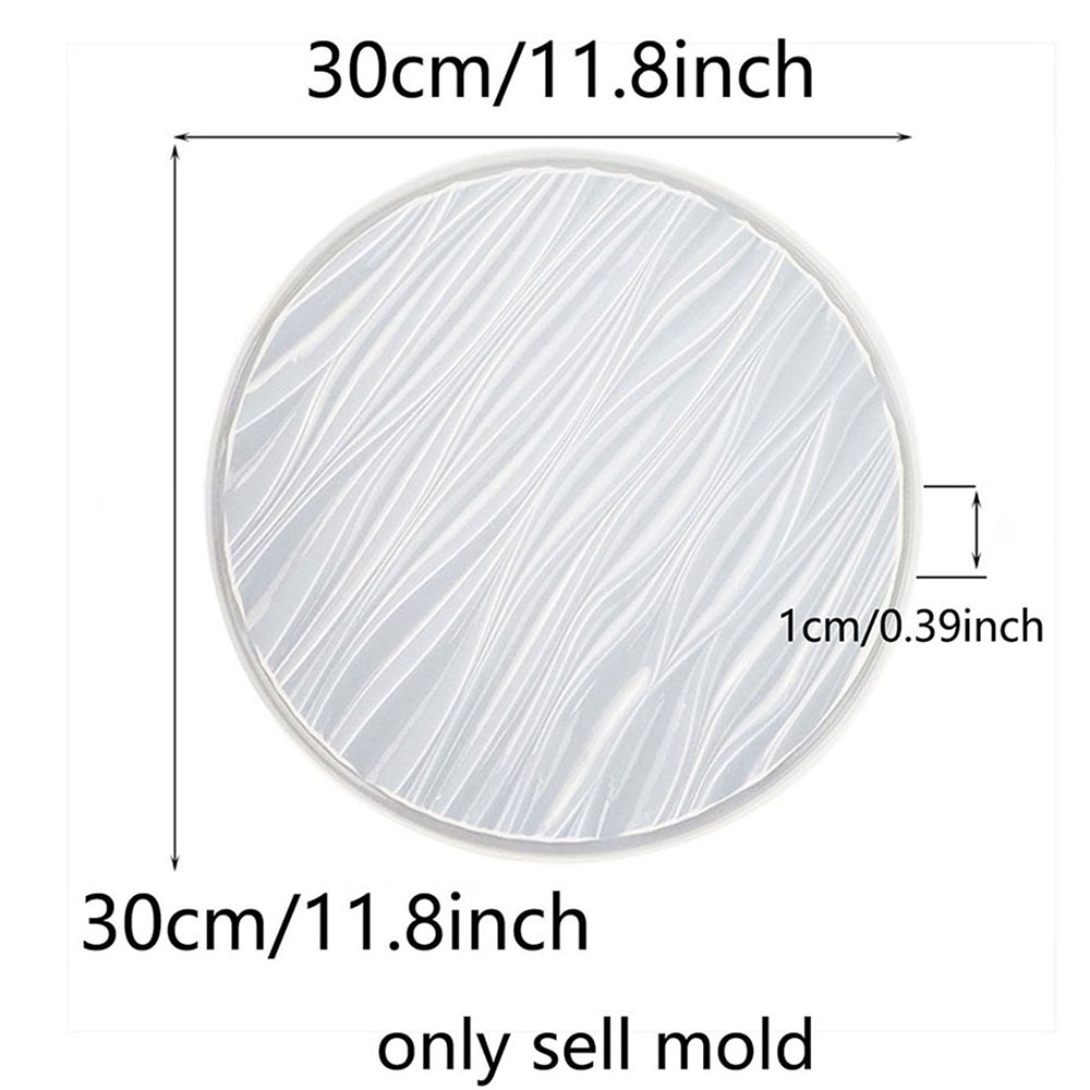 Molde de Silicone Grande Redon - Coaster Mold Round avaliação e preço