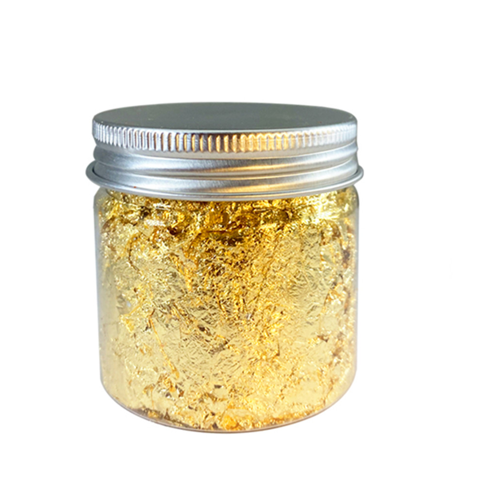 Imitação de ouro rosa e prata  - Gold Foil Flakes avaliação e preço
