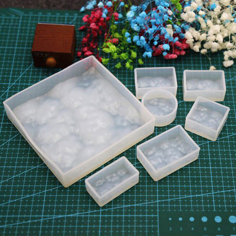 Molde ondulado de resina de si - Resin Ocean Wave Mold avaliação e preço