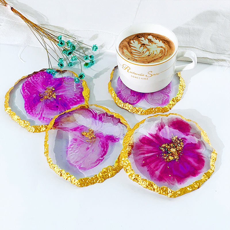 Dm413 drusy coaster resina mol - Serving Tray Mold avaliação e preço