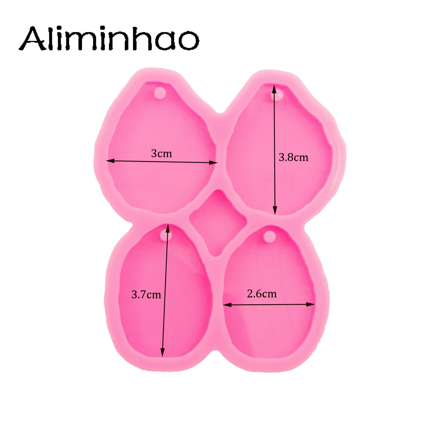 Dy1085 moldes de geodos brilha - Geode Mold Silicone avaliação e preço