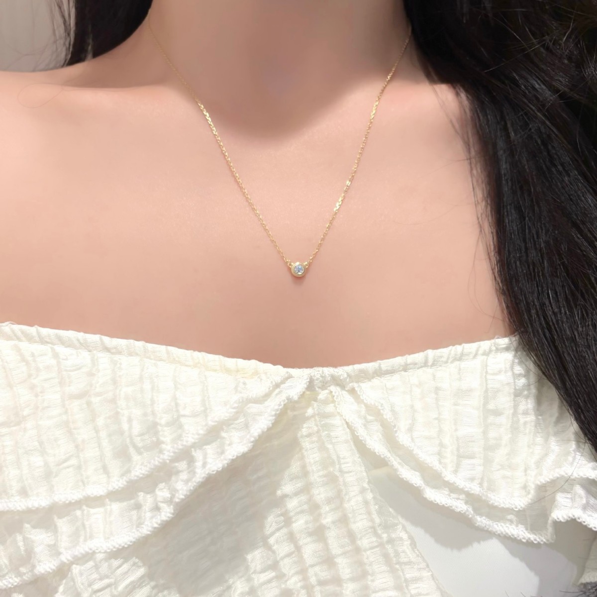 Colar com Pingente de Moissani - Bezels Set Pendant avaliação e preço
