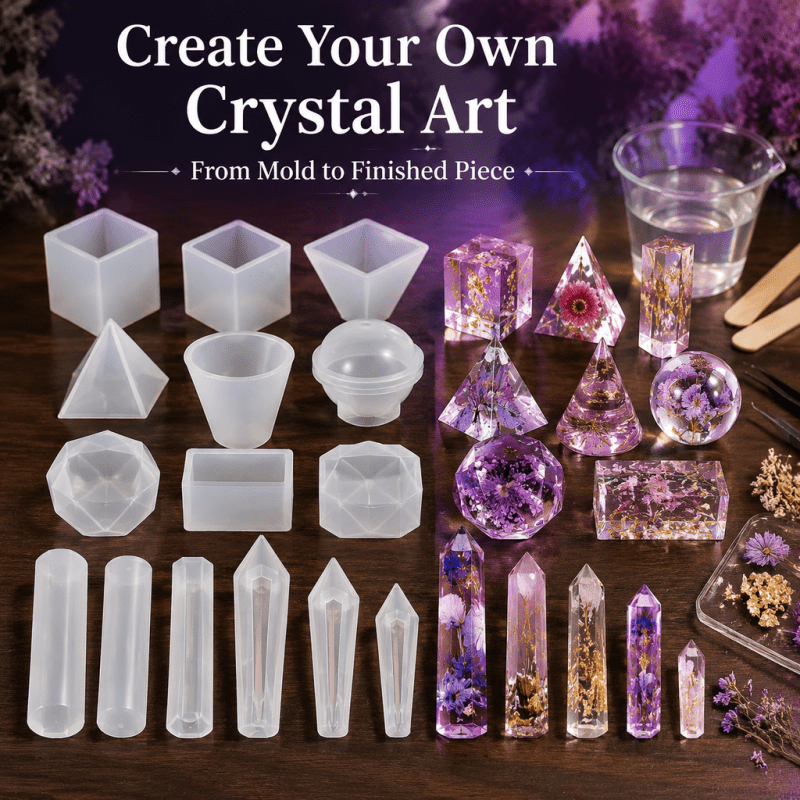 Conjunto de 15 Moldes de Silic - Resin Jewelry Kit avaliação e preço