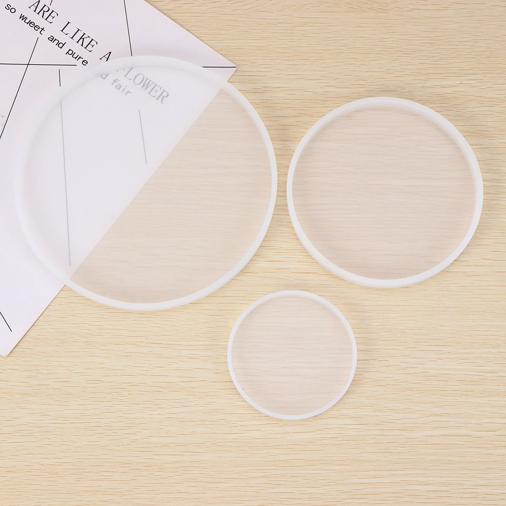 Diy artesanato silicone fluido - Coaster Mold Round avaliação e preço