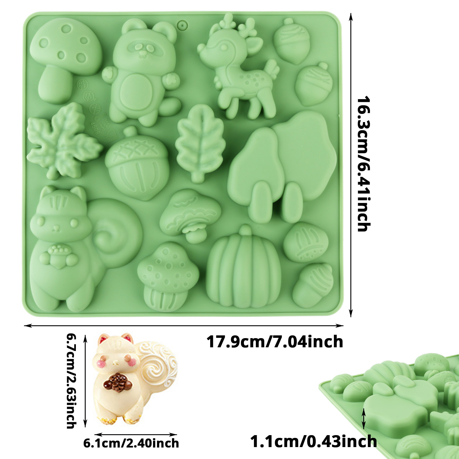Forma de Silicone para Bolo em - Resin Craft Supplies avaliação e preço