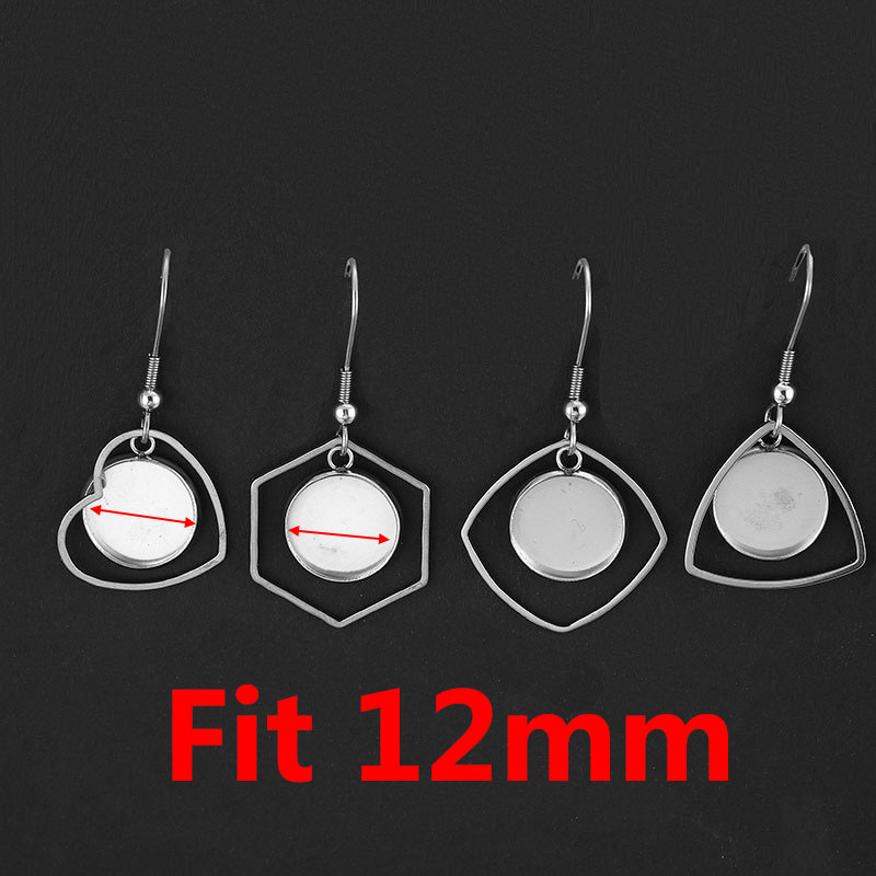 10 peças bandeja de aço inoxid - Bezels Set Pendant avaliação e preço