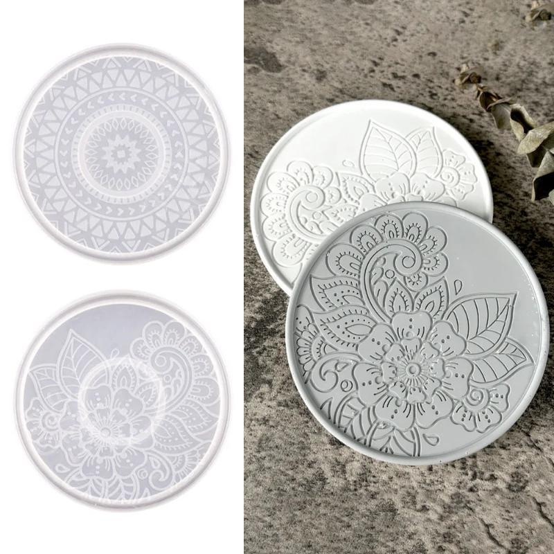 Molde de silicone redondo cria - Coaster Mold Round avaliação e preço