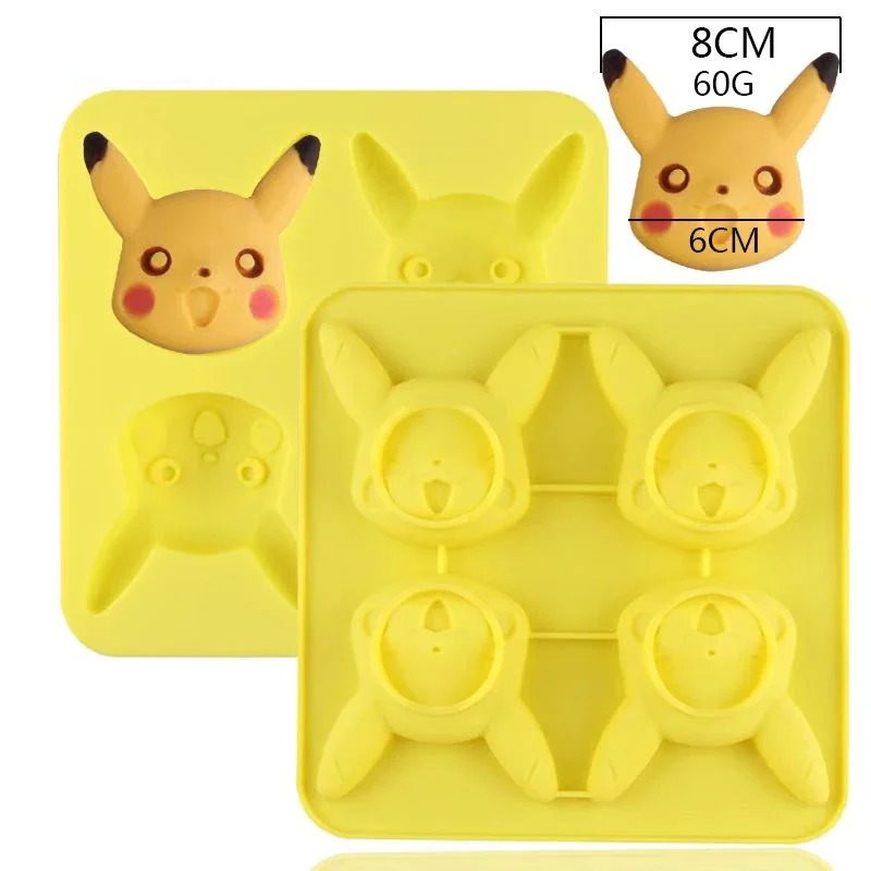 Novo Molde de Silicone Pikachu - Silicone Mold Tray avaliação e preço