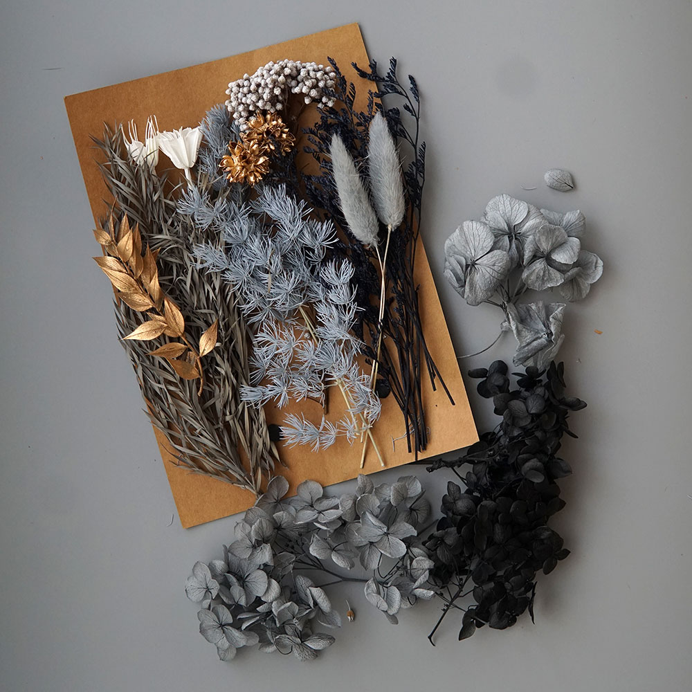 1 pacote de plantas artificiai - Dried Flower Bulk avaliação e preço
