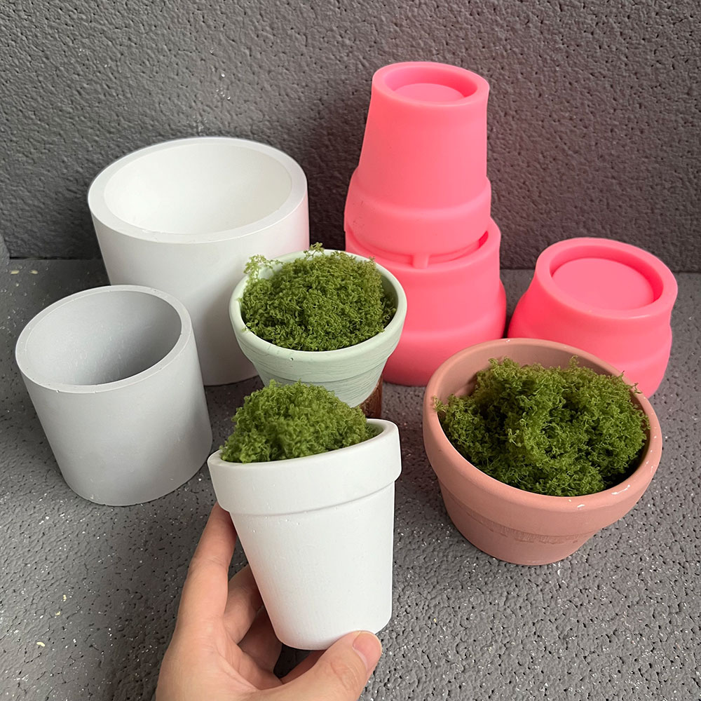 Molde de silicone para vaso de - Coaster Mold Round avaliação e preço