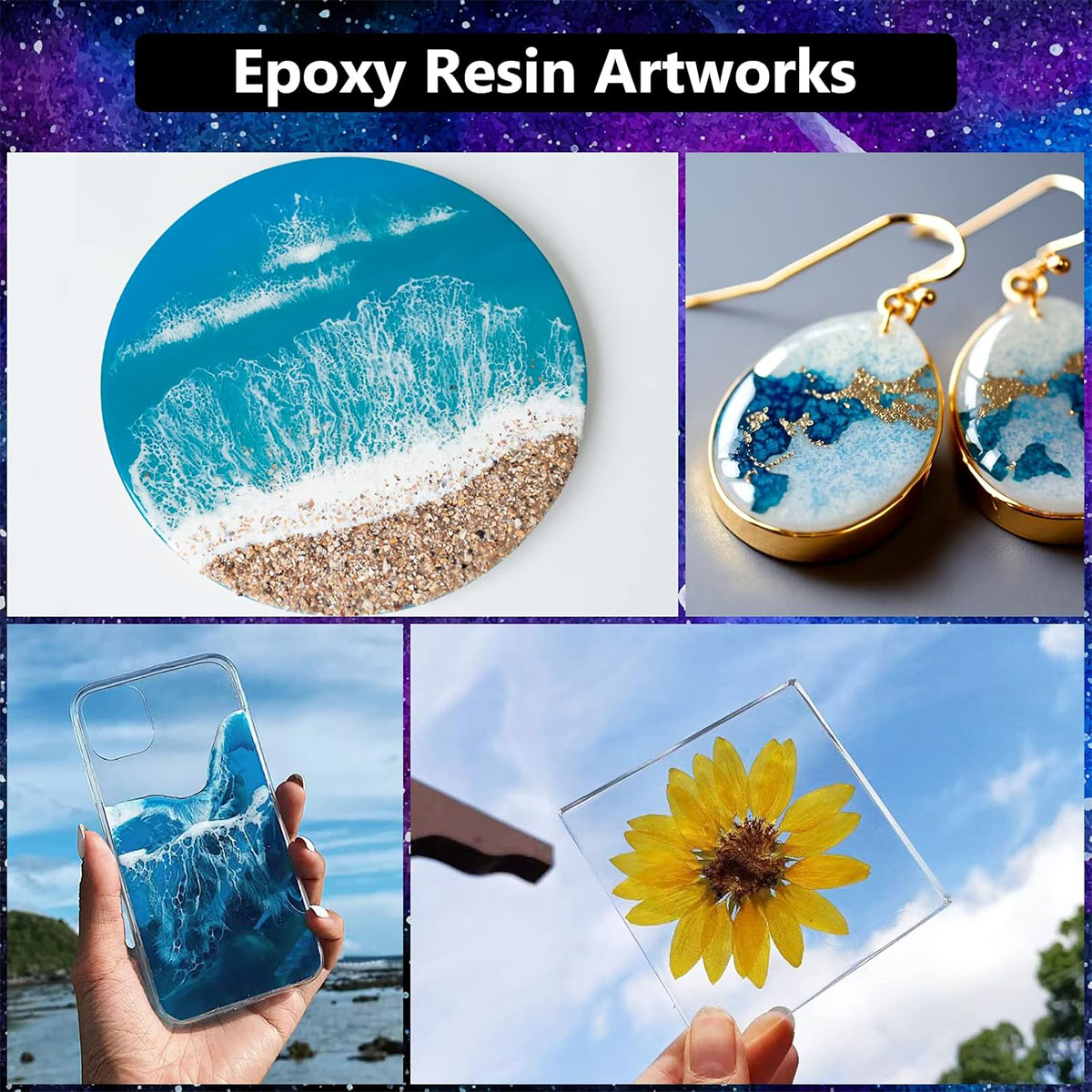 Kit de resina epóxi cristalina - Resin Jewelry Kit avaliação e preço