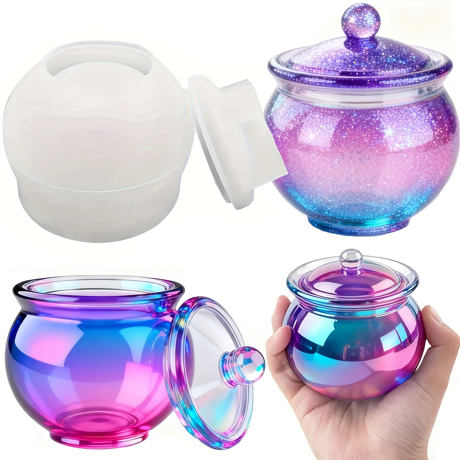1 conjunto de moldes redondos  - Resin Jewelry Kit avaliação e preço