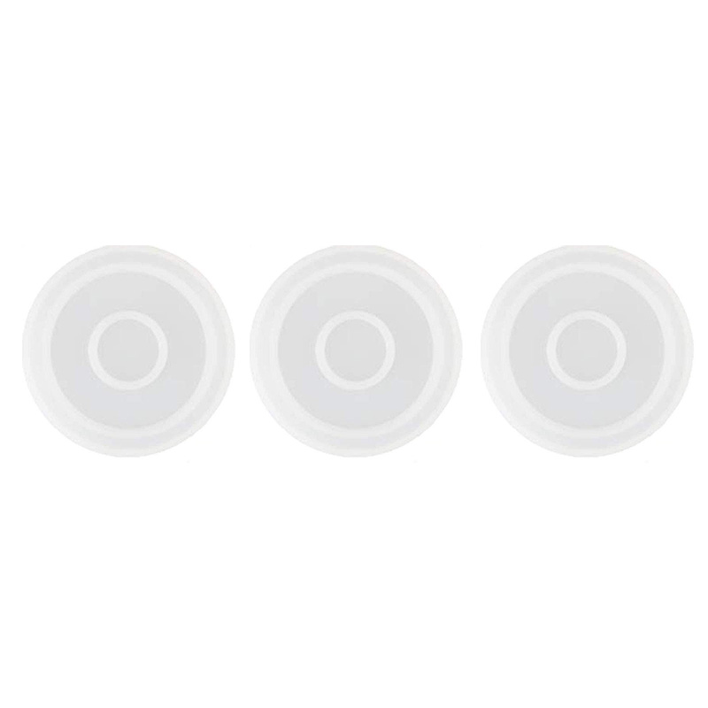 3 pacote grande diy redondo co - Coaster Mold Round avaliação e preço