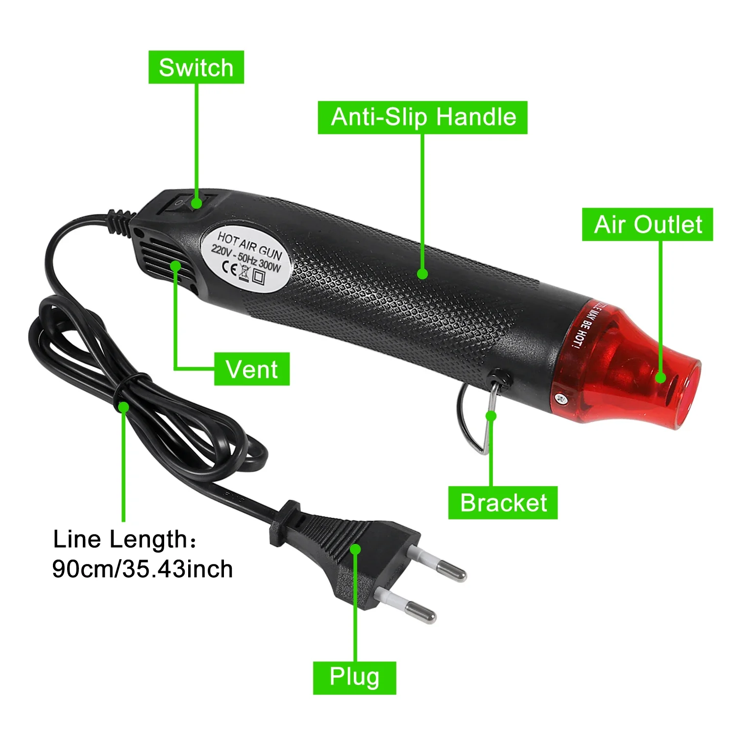 656/1060 pces tubo termo retrá - Heat Gun Small avaliação e preço